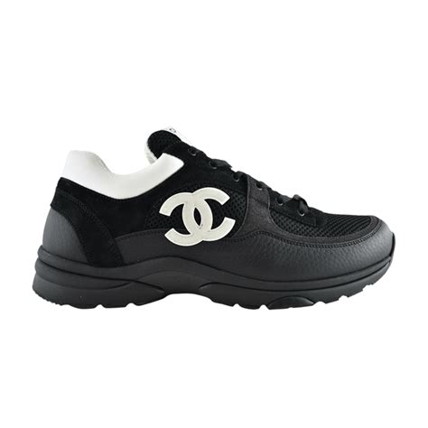 chanel sneakers black white|Chanel sneakers buy online.